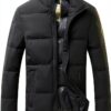 Manteau homme hiver Kieyxd protection froid matiere souple-0