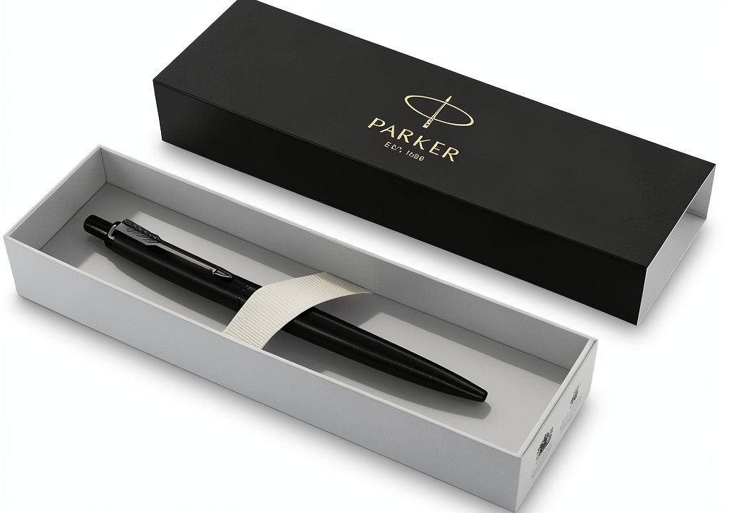 Parker Jotter XL stylo à bille noir posé sur un bureau