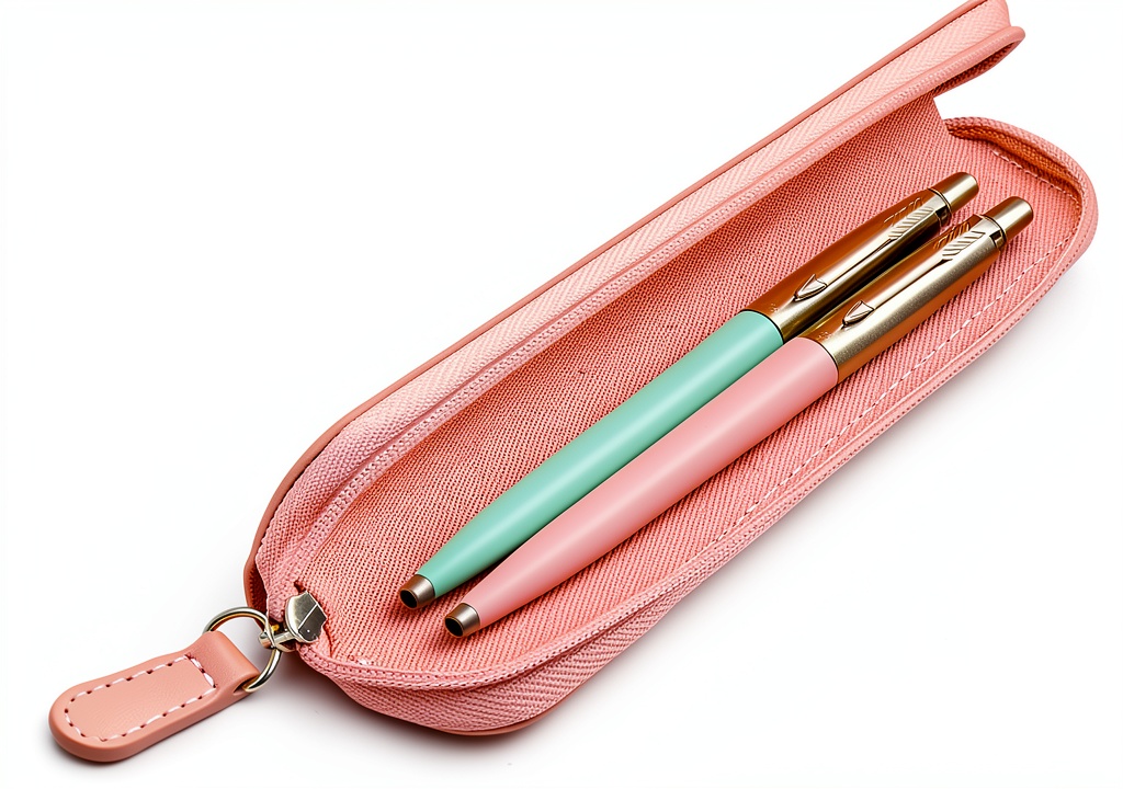Parker Jotter Originals stylo à bille rose menthe sur un cahier