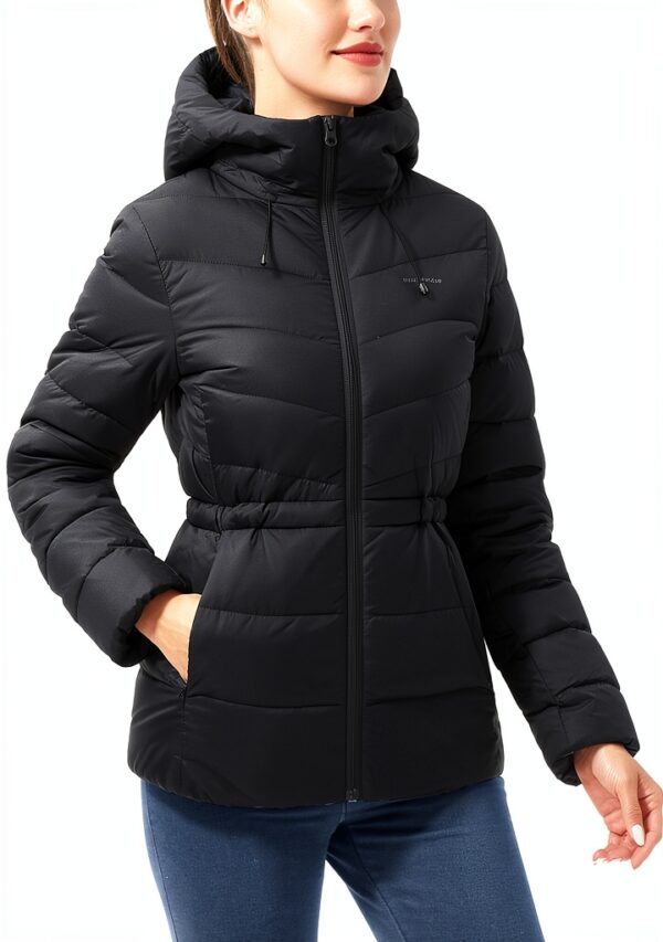 Veste hiver femme Pioneer Camp duvet canard imperméable-0
