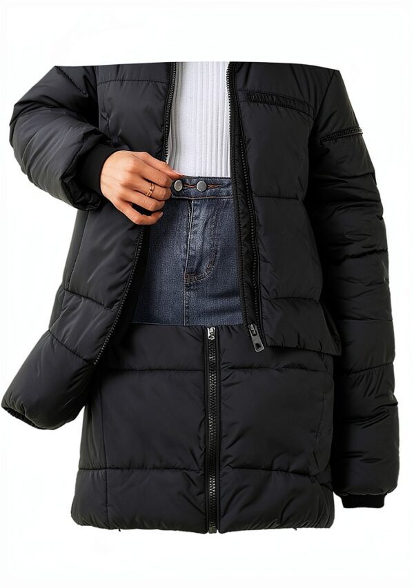 Manteau femme hiver fourrure chaude Generic couleurs-2