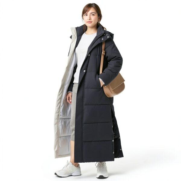 Doudoune femme YAOJIWANG duvet naturel chaude confortable-4