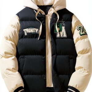 Manteau hiver homme Kieyxd doux chaud design moderne-0