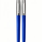 Stylo bille Parker Jotter Bleu mécanisme rétractable-0