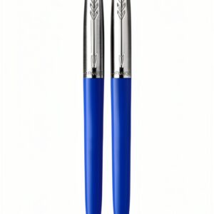 Stylo bille Parker Jotter Bleu mécanisme rétractable-0