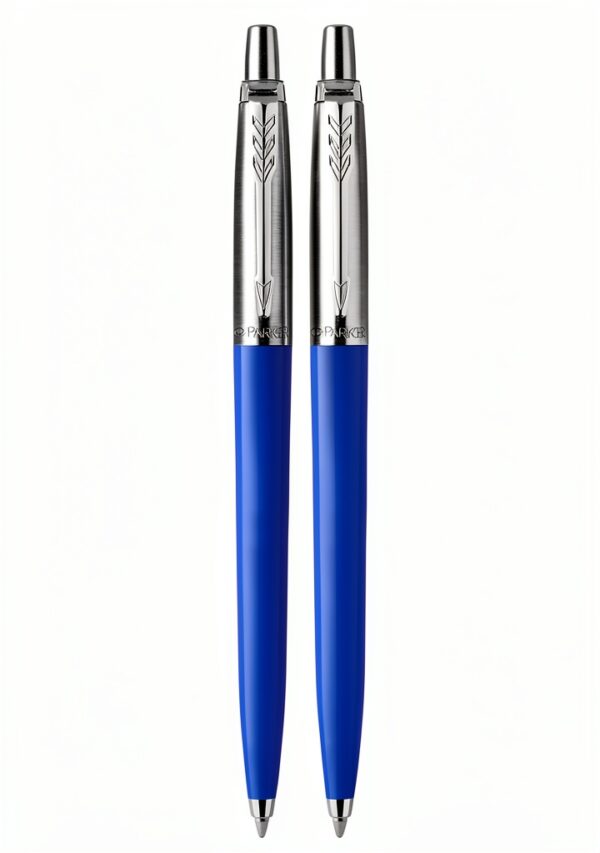 Stylo bille Parker Jotter Bleu mécanisme rétractable-0