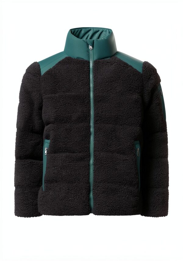 Veste Homme Jott Noir Design Moderne Manteau Hiver-3