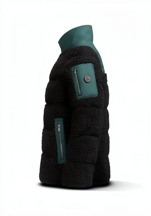 Veste Homme Jott Noir Design Moderne Manteau Hiver-5