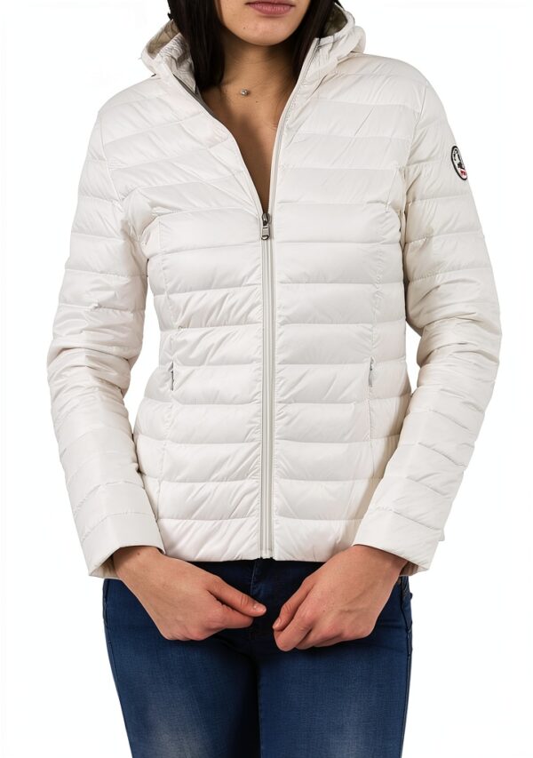 Doudoune Jott Femme Randonnée Chaud Léger Blanc XS-0