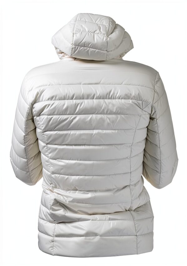 Doudoune Jott Femme Randonnée Chaud Léger Blanc XS-3