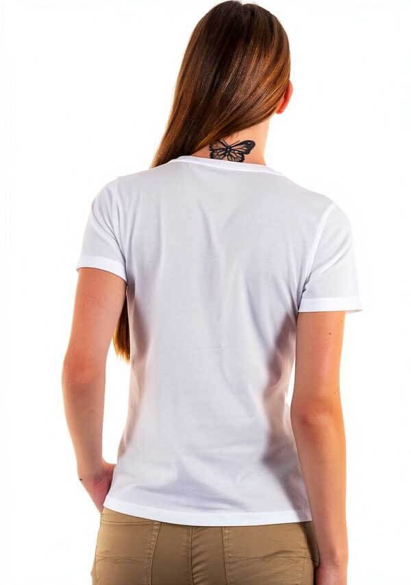T-shirt femme jott manches courtes coton XS épuré-3