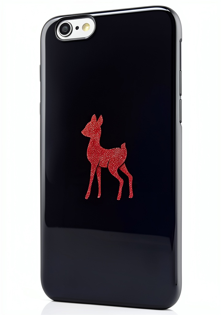 Coque Issentiel bleu installée sur iPhone 6S