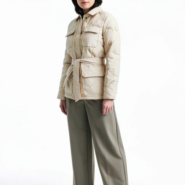 Jott Abrigo Mujer Beige Manteau en laine XL-2