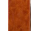 Étui portefeuille DFV mobile pour LG JIL Sander – Marron, aimanté-2