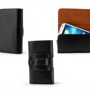 DFV mobile Étui Ceinture Synthétique Premium Compatible LG Jil Sander-0