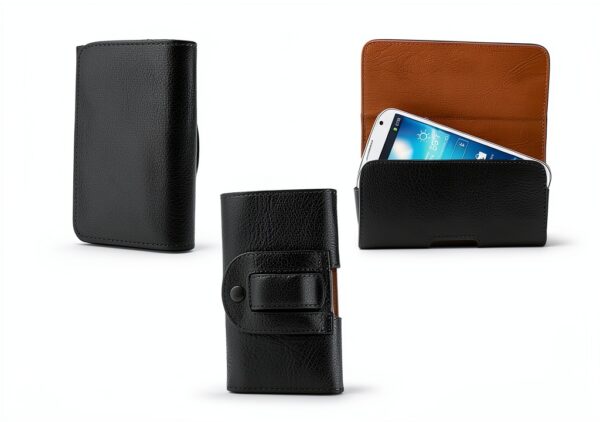 DFV mobile Étui Ceinture Synthétique Premium Compatible LG Jil Sander-0