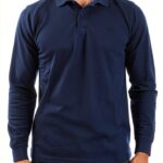 Polo Homme SUN 68 A40103 Blue Profondo Polo à manches longues-0