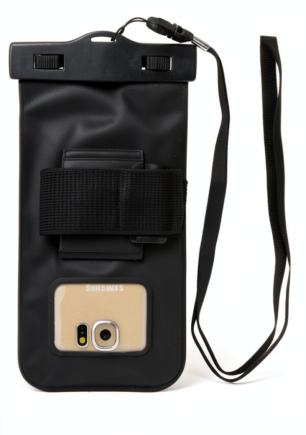 DFV mobile Étui Étanche Universel 10M pour LG JIL Sander Mobile – Noir-3