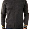 SUN 68 Round Cuffs Stripes T‑shirt homme gris foncé XL-0