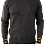 SUN 68 Round Cuffs Stripes T‑shirt homme gris foncé XL-0