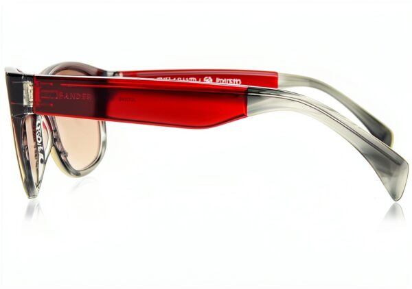Jil Sander Lunettes de soleil rectangulaires JS724S pour femme-2
