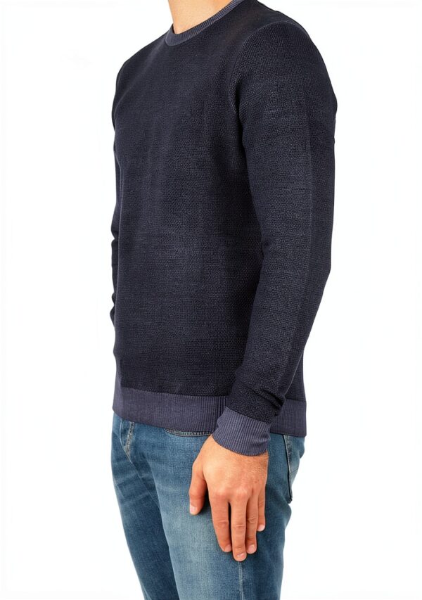 SUN68 Maglia Uomo cod.K40122 NAVY BLUE SIZE:XL-4