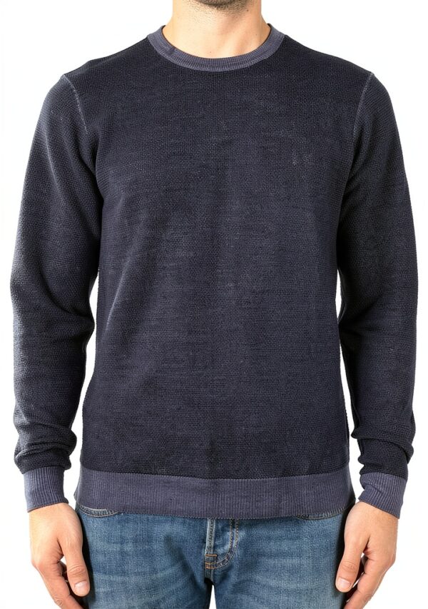 SUN68 Maglia Uomo cod.K40122 NAVY BLUE SIZE:XL-0